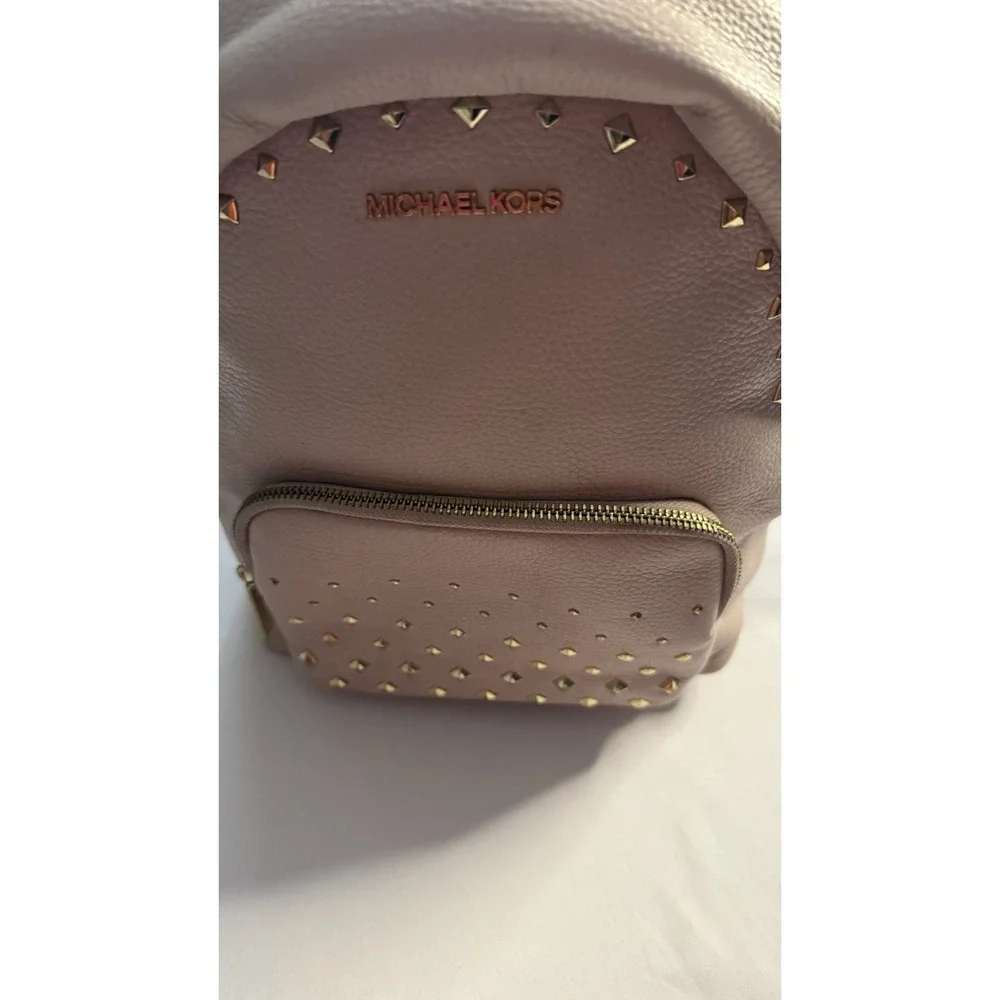 Michael Kors Women's Medium Backpack In Pink GUC Pre-Owned  Adjustable Straps